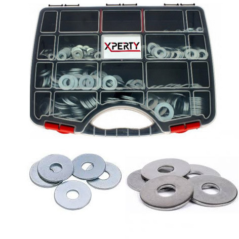 Coffret de rondelles LU - Acier - 1020 pièces - XPE0461765 - Xperty