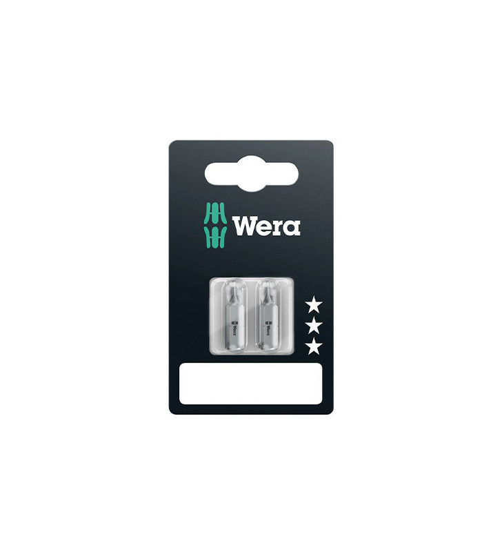 Pack 2 Embouts cruciformes Z SB universels – PZ 1×25 – 05073308001 – Wera