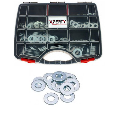 Coffret de rondelles MU - Acier - 855 pièces - XPE0461758 - Xperty