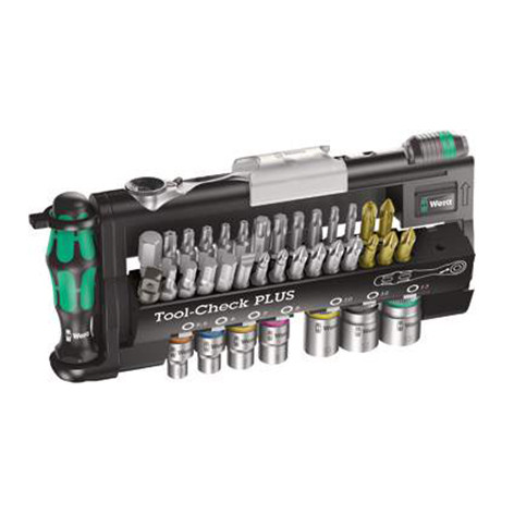 Porte embouts Zyklop Mini Tool check Plus - avec 28 embouts - 05056490001 - Wera