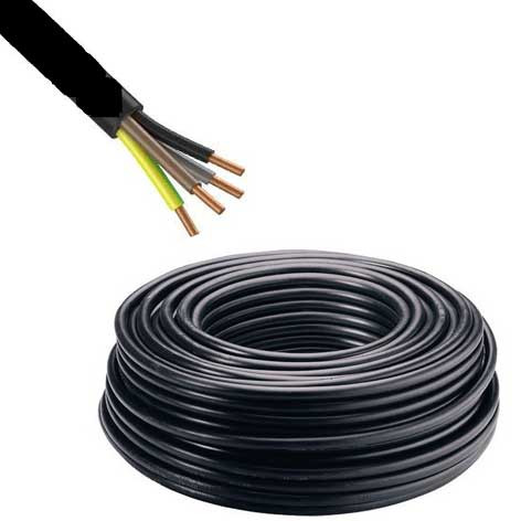 Câble électrique – RO2V / R2V – 4G 2,5mm² – Couronne de 100m