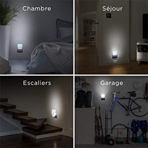 Lumière de nuit Led, lampe de détecteur de mouvement intérieur