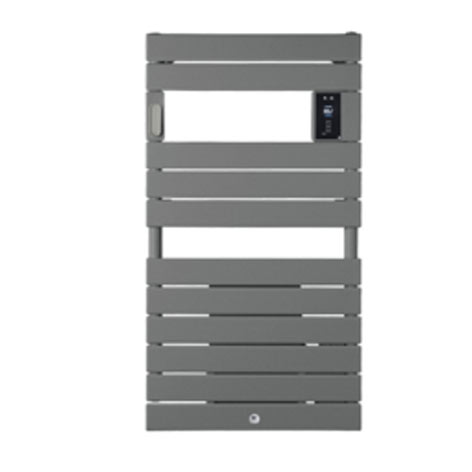 Sèche-serviettes Riviera 2 Gris Menhir 500 W avec soufflerie 1000 W - 498509 – Thermor