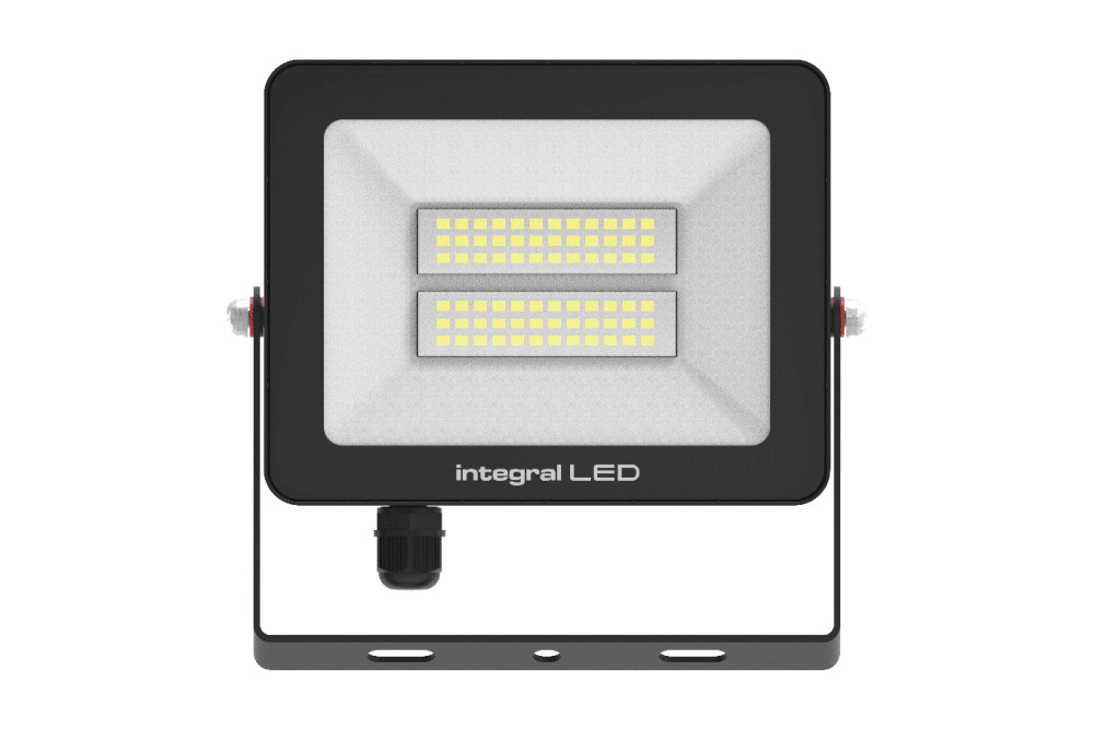 Projecteur LED Super Slim 2 étanche – 30W – 4000K – 3000lm – Noir – ILFLC232 – Integral Led