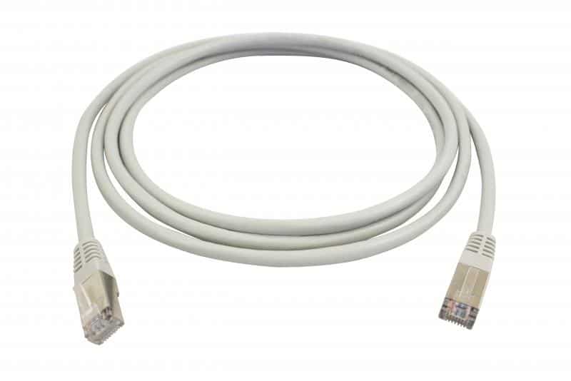 Cordon RJ45 cat6 Blindé – F/UTP – Gris – ECORD6F01M – CAE