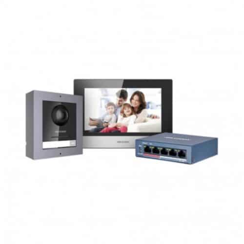 kit interphonie vidéo - DS-KIS602/europe - 305301627 - Hikvision