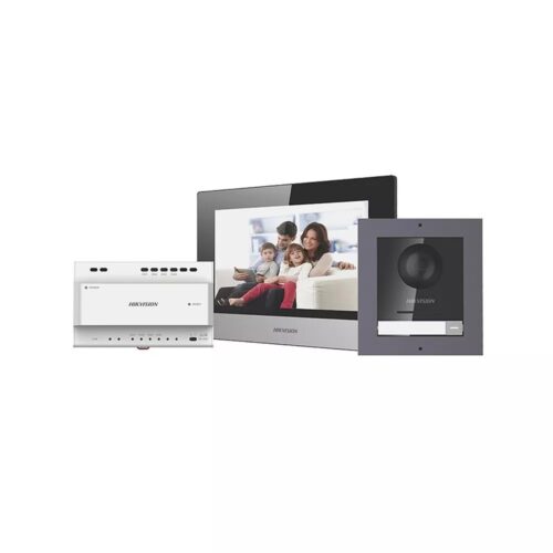kit interphonie vidéo - DS-KIS702/europe - 305301917 - Hikvision