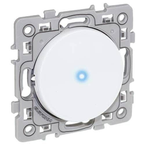 Interrupteur va-et-vient lumineux/témoin – 10A – Square – Eur’Ohm