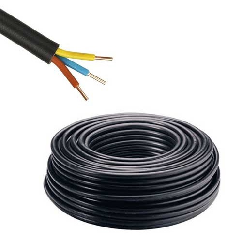 Câble électrique – RO2V / R2V – 3G 1,5mm² – Couronne de 100m