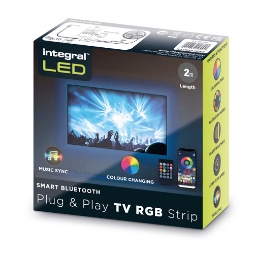 Kit Ruban LED ILSTRGBA166B, 2 mètres, Couleurs RGB