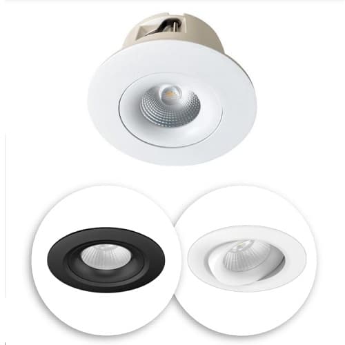 Spot Led Disco connecté - orientable - recouvrable 7W bbc - noir -  7WDL60BZIG - Asled - Mon Habitat Electrique