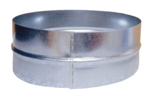 Raccord mâle galva RMT Ø80mm pour gaine de ventilation - 523267 - Atlantic