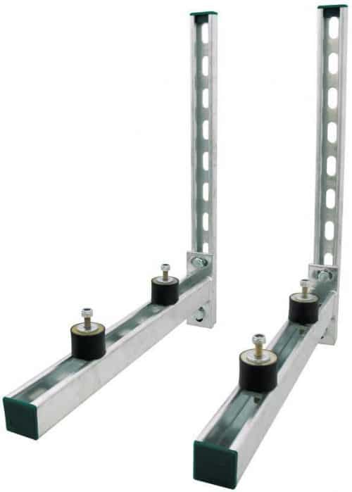 Support mural pour groupe extérieur clim / pompe à chaleur - 220 Kg - GALVA - 0187526 - COFRISET