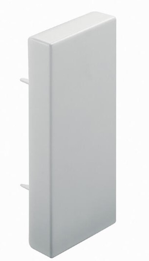 Embout à visser – Pour goulotte de distribution Viadis 60x40mm -PVC Blanc Artic