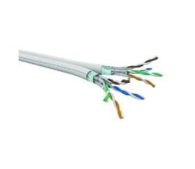 Câble réseau catégorie 6A F/FTP 90W – 2*4 paires – A la coupe au mètre – FFTPCAT6A2X4 – CAE