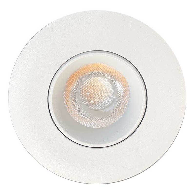 Spot LED encastré blanc POGO IP54 CTC 2700/3000/4000K – 8W max – POGWCTC – ASLED