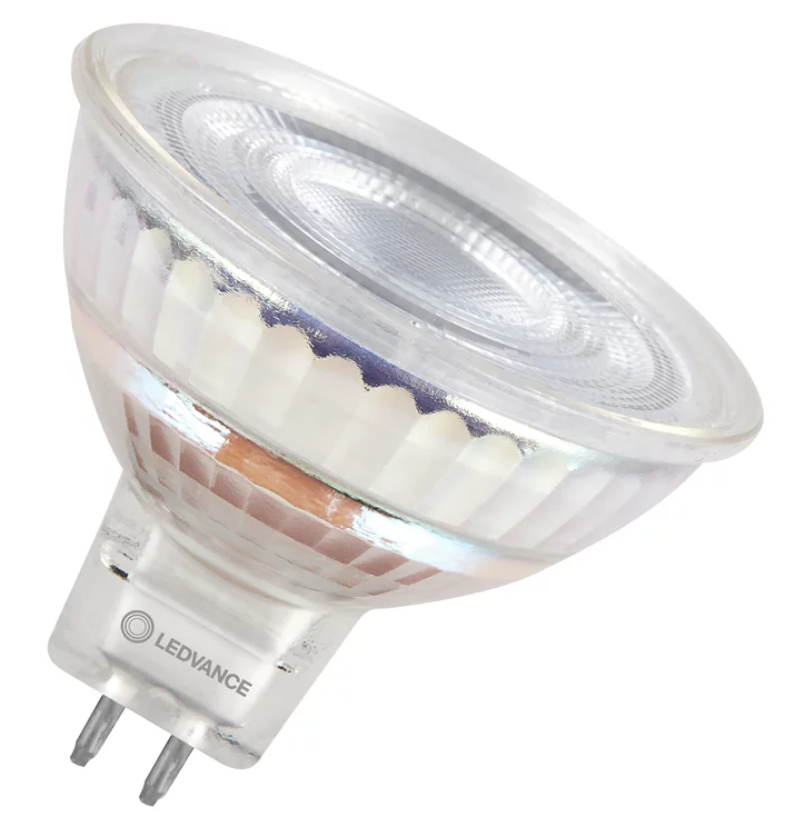 Spot LED Performance MR16 50 Verre 36° GU5.3 6,5W 621lm Ra80 3000K – 047992 – Ledvance