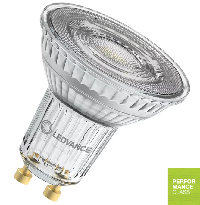 Spot LED Performance PAR16 80 Verre 36° GU10 8,3W 575lm Ra90 2700K – 059117 – Ledvance