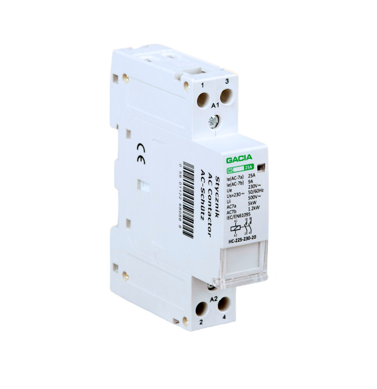 Contacteur 2P 25A 2NO 230V – HC2P/25A – VCX Power