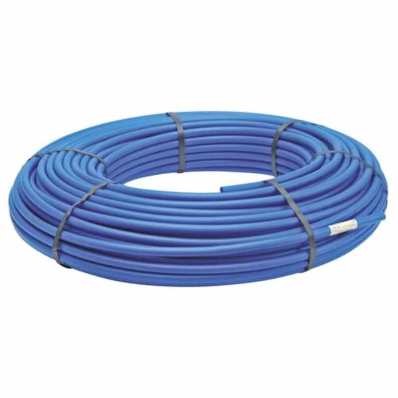 Tube PER – nu – Ø10x12mm – Bleu – Couronne 100m – NF – 1104-12-100S – Ayor