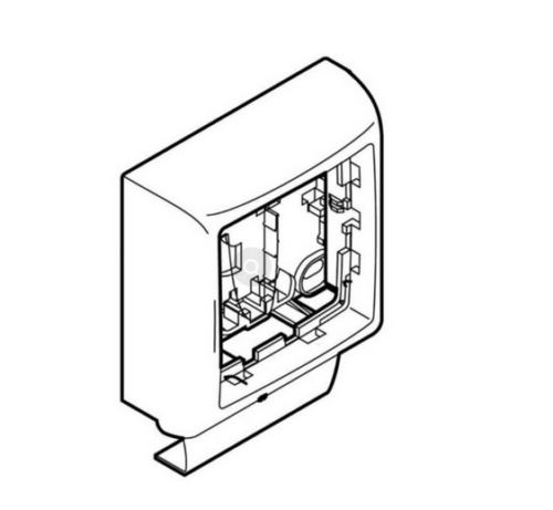 Cadre simple Appareillage Saillie de Legrand ASL pour moulure Keva 50x20mm blanc Artic de chez Planet Wattohm. Référence 11842 Legrand Planet Wattohm.