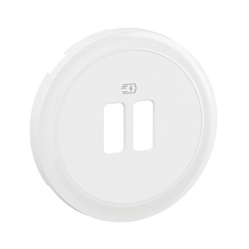 Poussoir Double Altège 6A BTicino - Connexion à Bornes Automatiques - Finition Nuage - Pour éclairage Avec Va-et-vient