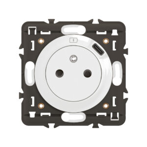 Prise surface avec USB C - Blanc - Céliane - CB0140 - Legrand