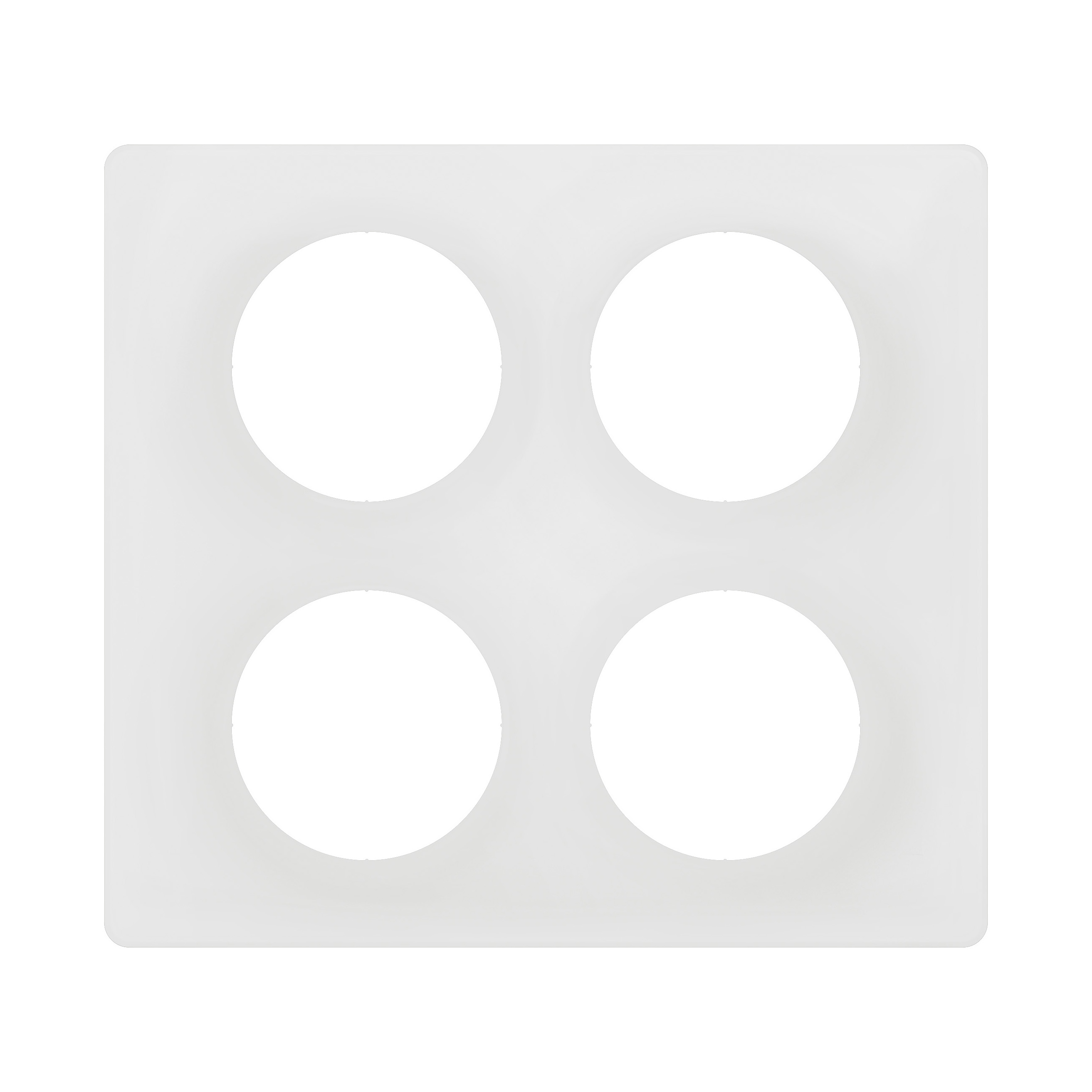 PLAQUE 2X2P BLANC EMAILLE Céliane 2024 – CP0009 – Legrand