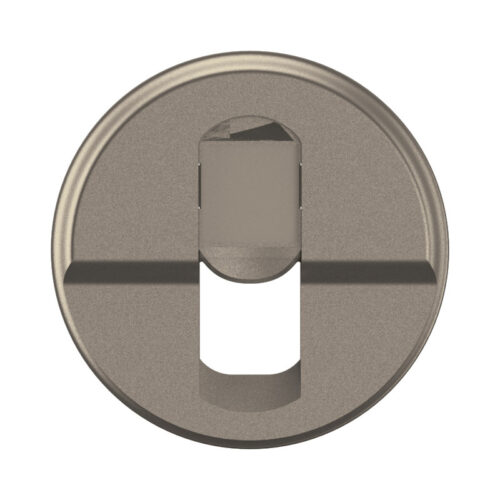 Enjoliveur pour prise simple RJ45 - Titanium - Céliane - CT0346 - Legrand