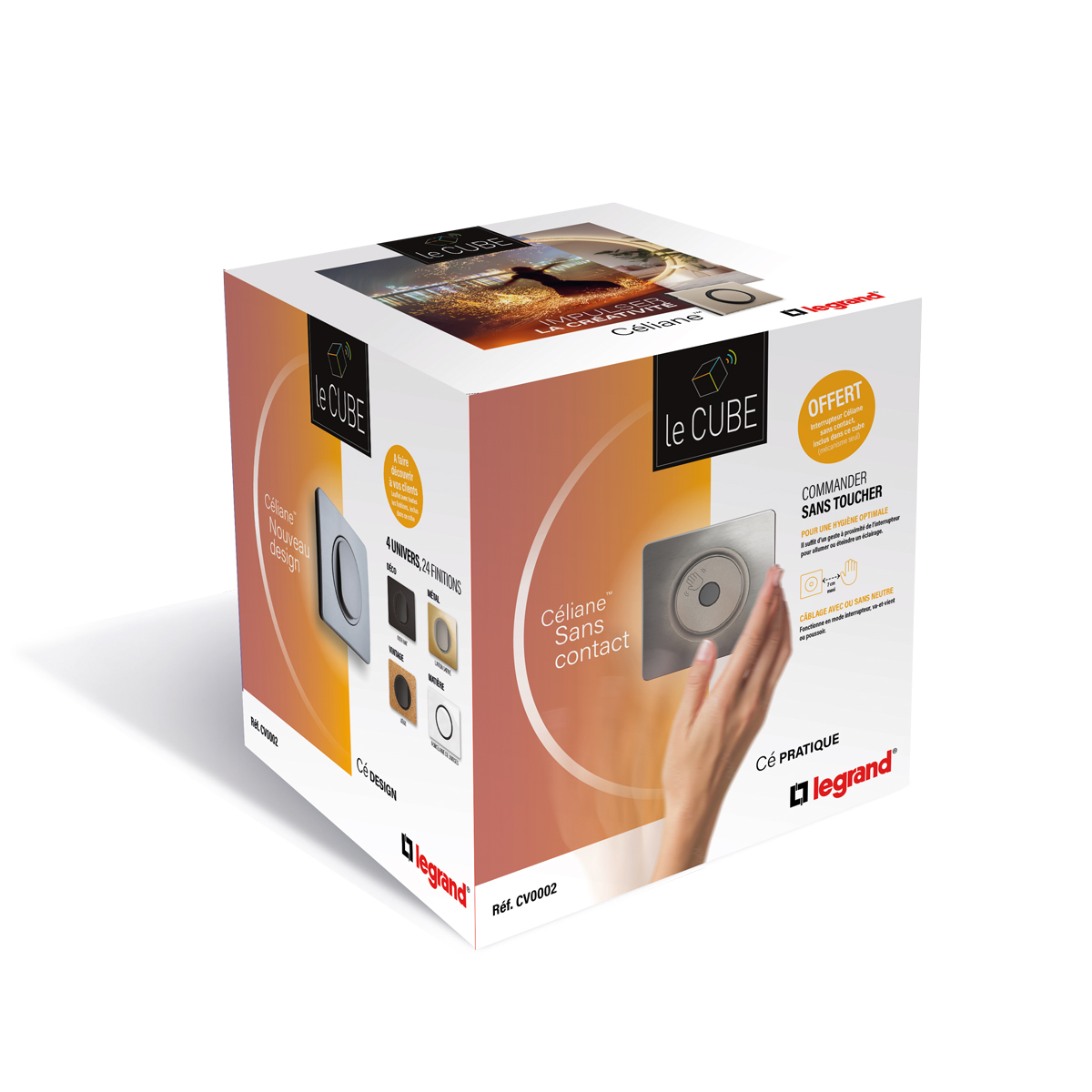 CUBE INNO VV Va-et-vient SS CONTACT CELIAN Céliane 2024 – CV0002 – Legrand