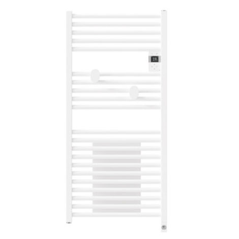 Sèche-serviettes - Riva 5 - Standard - Avec Soufflerie - Blanc brillant - 500 + 1000 W - 471633- Thermor