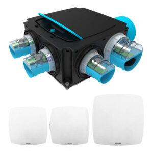 Kit VMC simple flux Hygroréglable - Hygrogenius Flex - 412284 - Atlantic