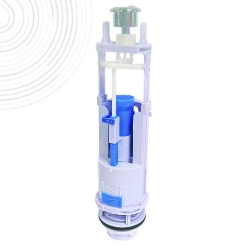 Mécanisme WC à étrier double poussoir auto ajustable - 304010104 - Fixoconnect