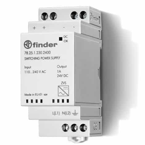 Alimentation modulaire à découpage - 24V - AC - 782512302400 - Finder