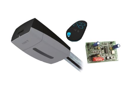 Kit Automatisme pour porte sectionnelle - Tirant-Poussant - 9m² max - VER - 8K01MV-005 - CAME