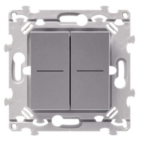 Double poussoir Inverseur - Avec témoin - 1O+1F - Essensya - WE045T - Hager