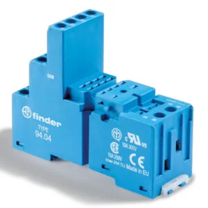 Support avec bornes à cage - 10A - 250V - pour série 5534 - 9404SMA - Finder