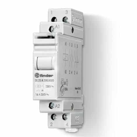 Télérupteur modulaire 2NO - 16A - 202882300000 - Finder