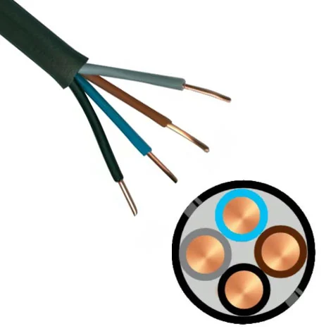 Câble électrique - RO2V / R2V - 4 x 1,5 mm2 - Au mètre à partir de 130m - RO2V4x1,5