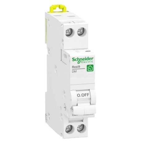 Disjoncteur Phase + neutre - 6 A - courbe C - Peignable - Vis/Vis - R9PFC606 - Schneider