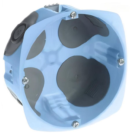 Boite d'encastrement pour 32A - 1 poste - Ø 85mm - Prof.50mm - XL Air'Métic - 52071 - EurOhm