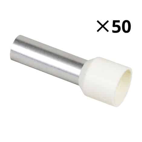 Embouts de câblage préisolé - pour fil souple 16 mm2 - par boîte de 50 - 70438 - Eur'ohm