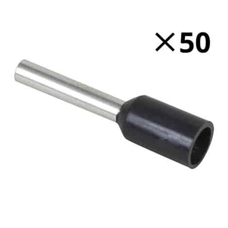 Embouts de câblage préisolé - pour fil souple 1,5 mm2 - par boîte de 50 - 70433 - Eur'ohm
