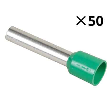 Embouts de câblage préisolé - pour fil souple 6 mm2 - par boîte de 50 - 70436 - Eur'ohm