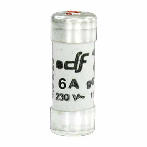 Fusible 6A - à voyant gF8,5x23- 27206 - Eurohm
