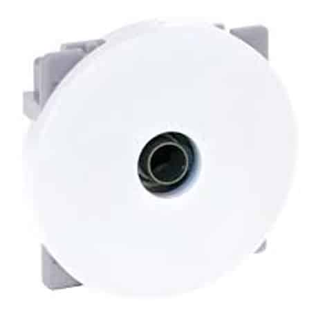 Prise TV simple - Blanc - Comète - 61164 - Eur'Ohm 