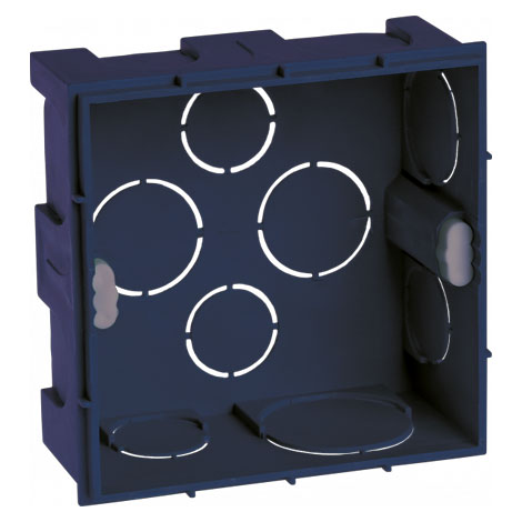 Boîte d'encastrement à sceller pour mur maçonné - Carrée - 1 poste - 52109 - Eur'ohm