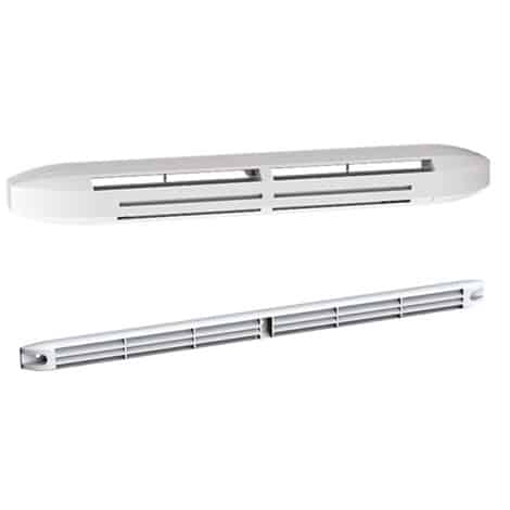 Kit Entrée d'air hygroréglable avec rallonge acoustique - Blanc - 526509 - Atlantic