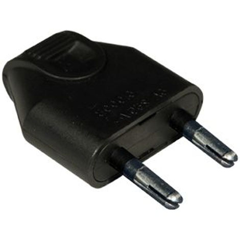 Fiche Droite - Noir - 61001 - Eur'ohm