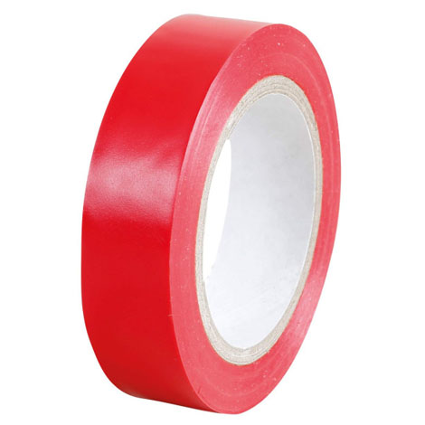 Ruban isolant adhésif - Rouge- 15mm - 10 mètres - 72005 - Eur'ohm